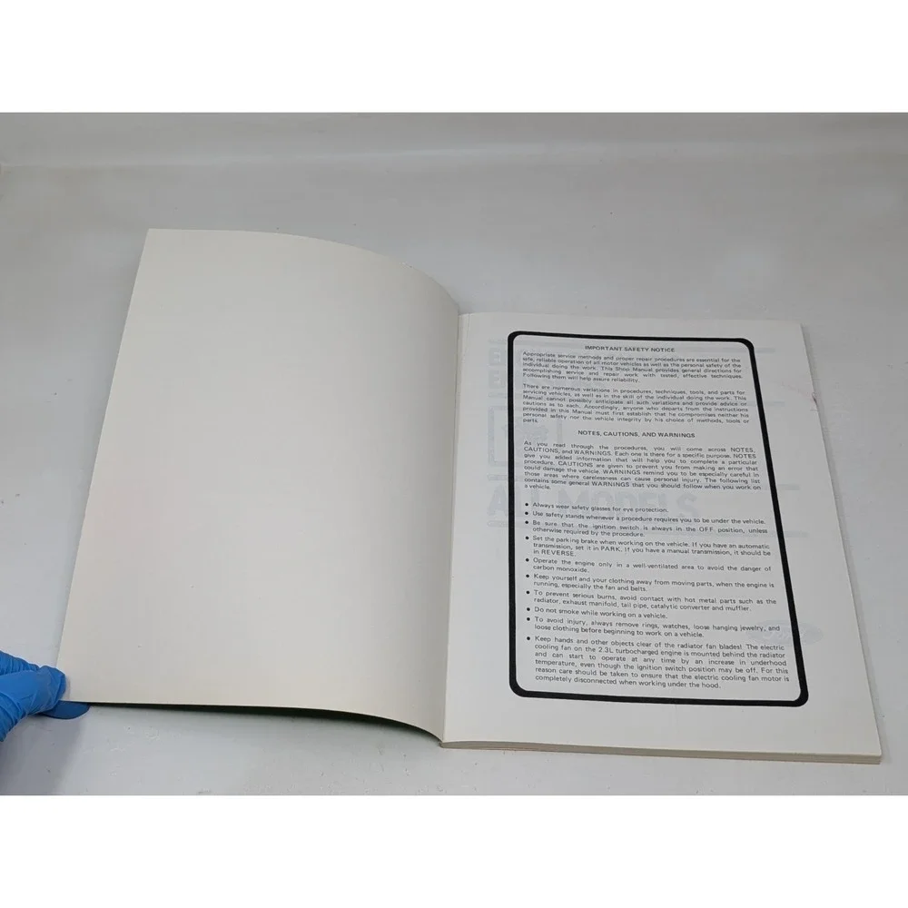 1980 Ford‎ Car Shop Manual Engine Diagnosis Emissions For All Models Manual Book